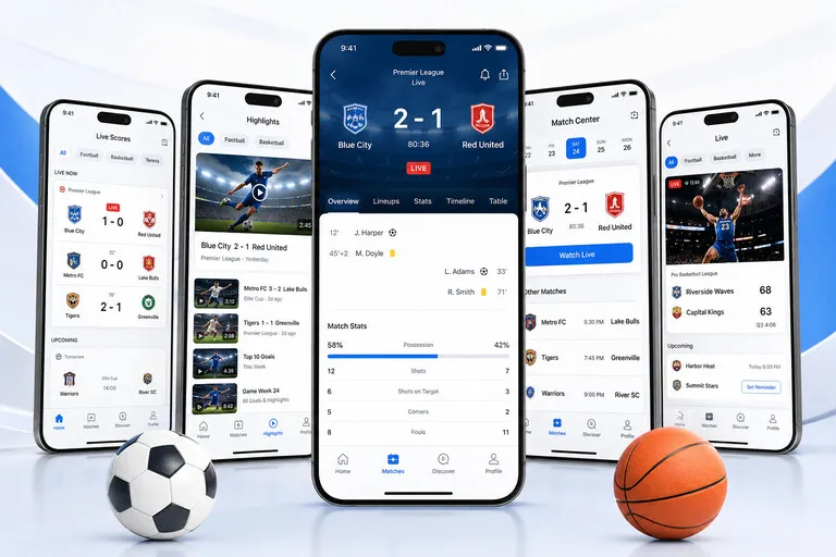 万达娱乐体育直播 App 获取页面配图：进行中的比赛